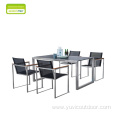 Dining Set 304# Stainless Steel Furniture